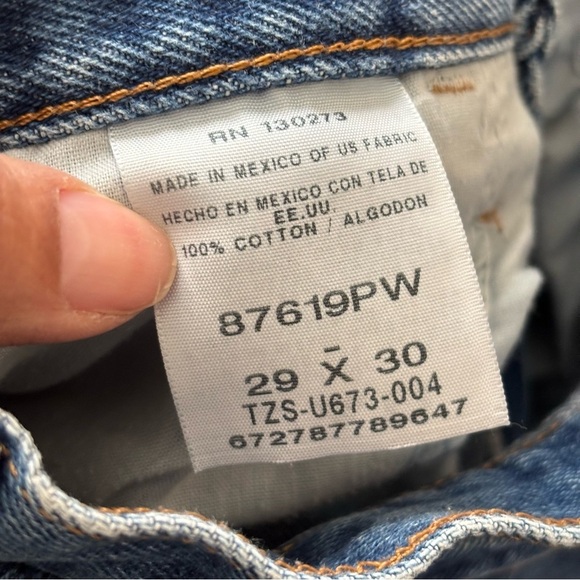 Men's Rustler Classic Blue Jeans 29x30 - Picture 3 of 4